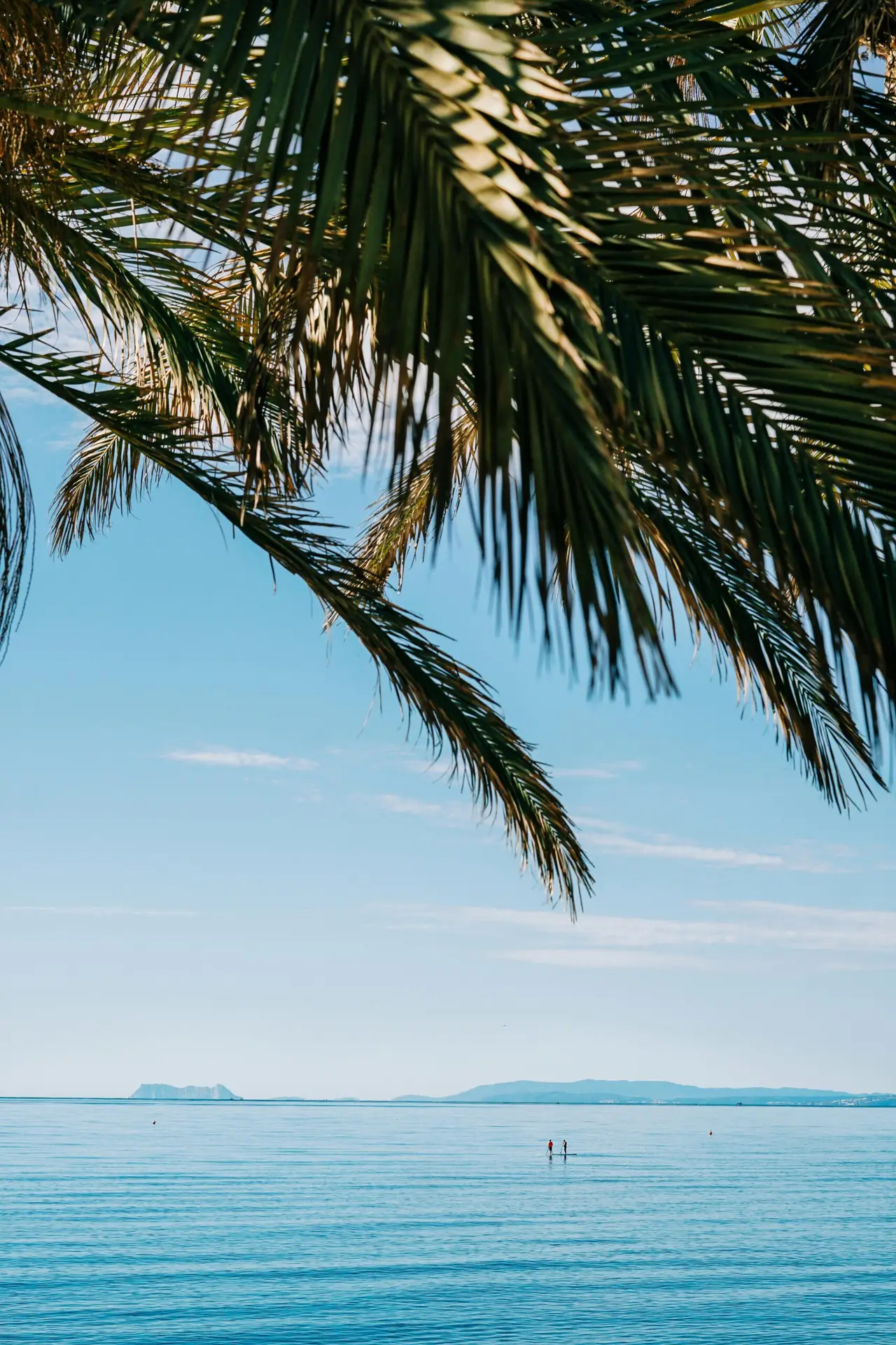 Marbella beach scene
