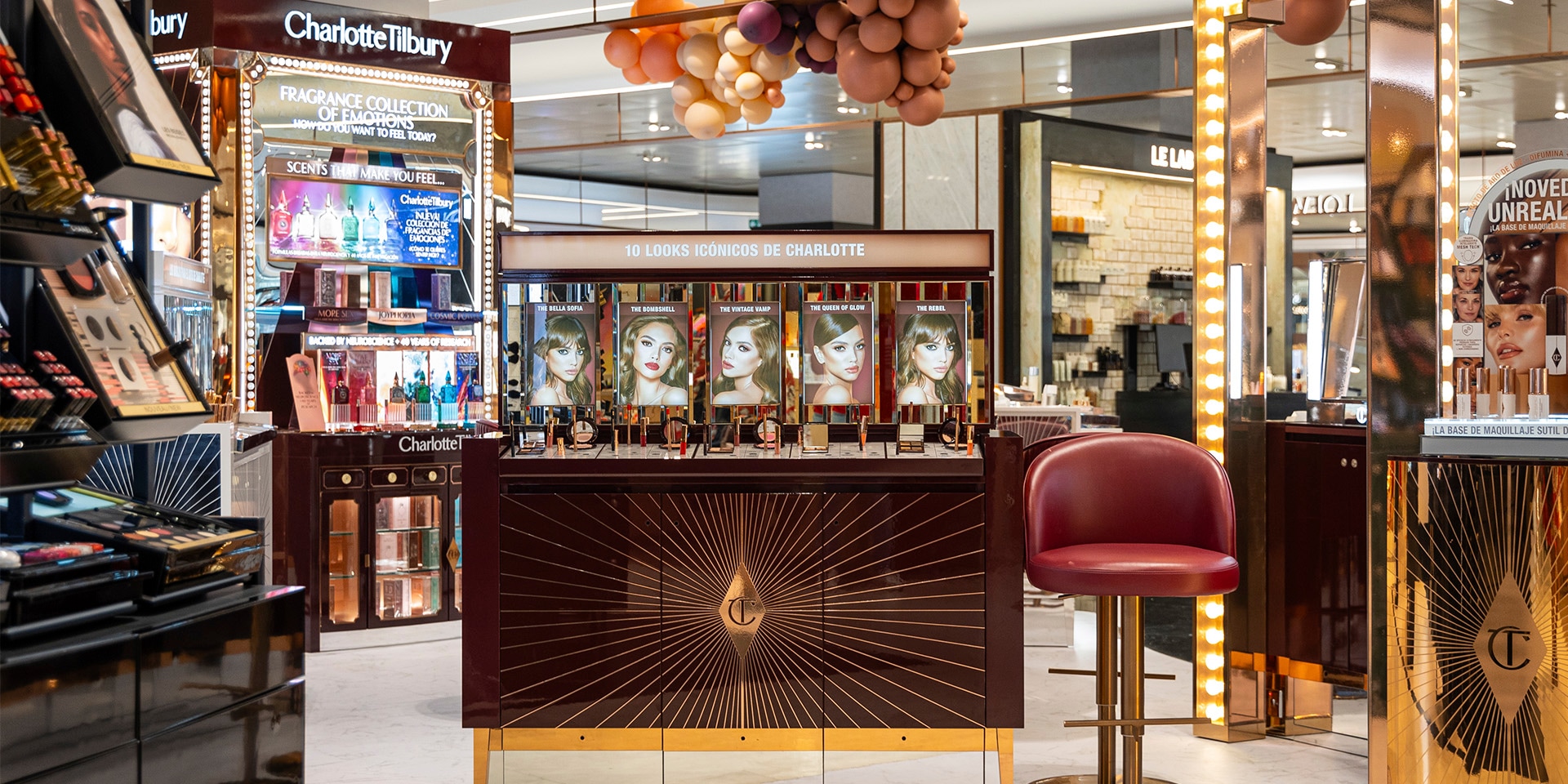 Beauty & perfume area at El Corte Inglés