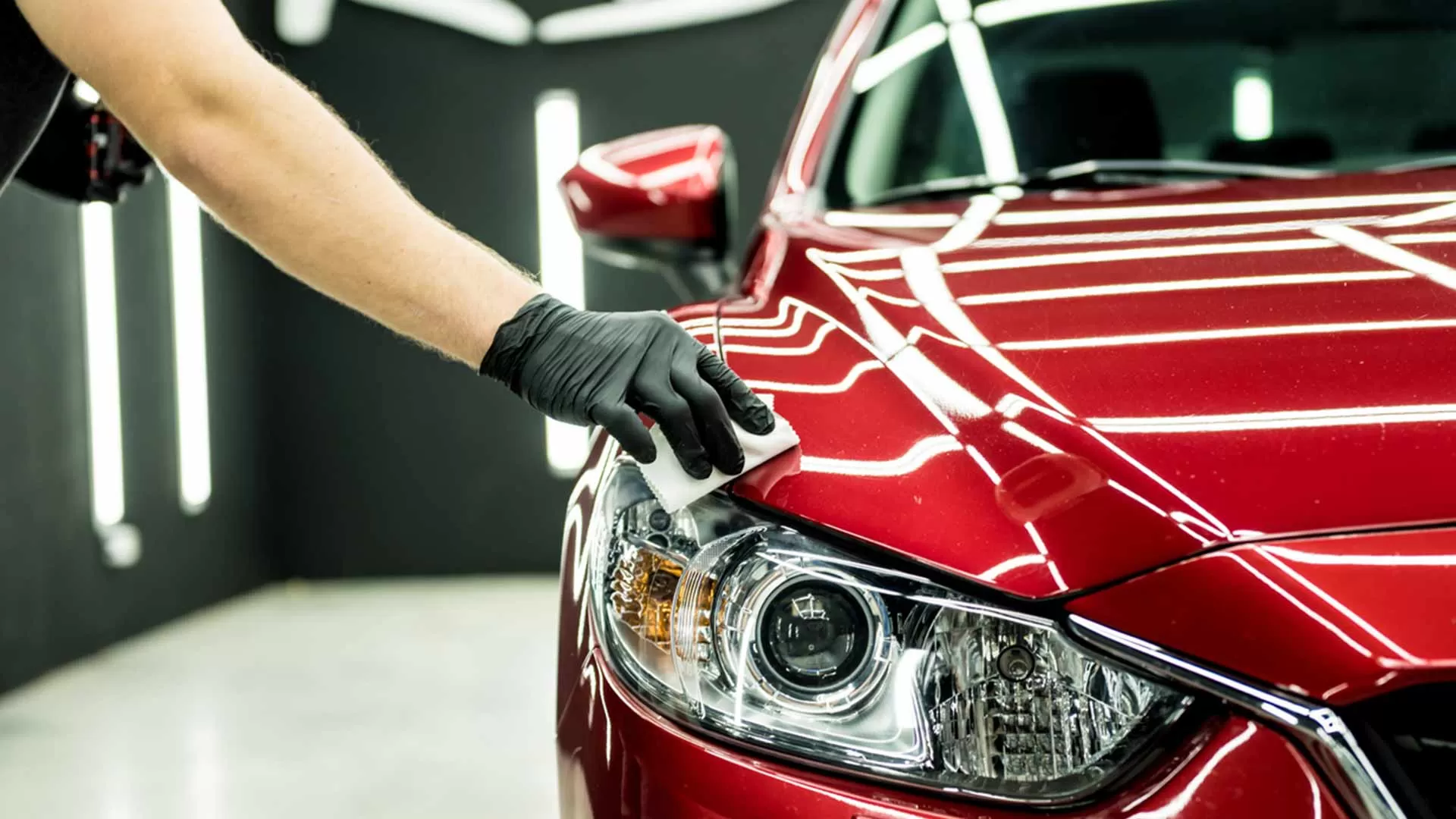 Polishing car body