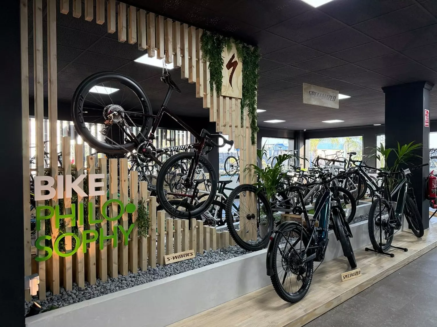 Bike Philosophy shop - inside